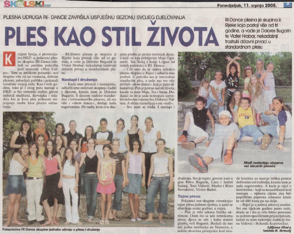 NOVI LIST, srpanj 2005.